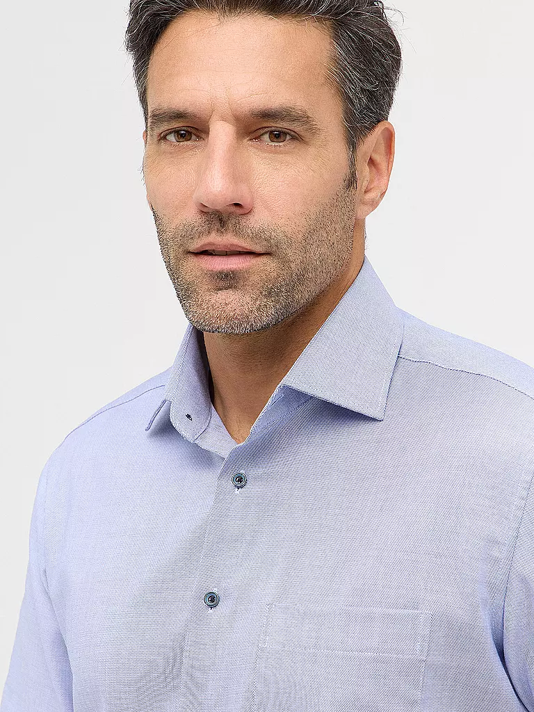 ETERNA | Hemd Modern Fit  | Azul