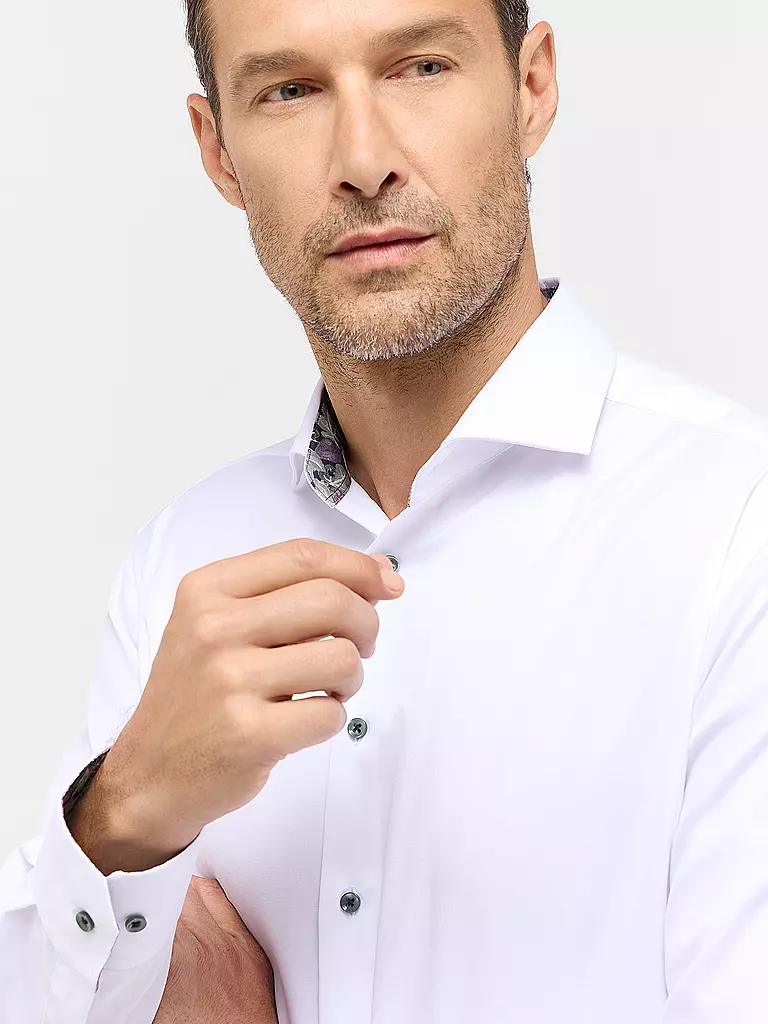 ETERNA | Hemd Modern Fit  | Blanco