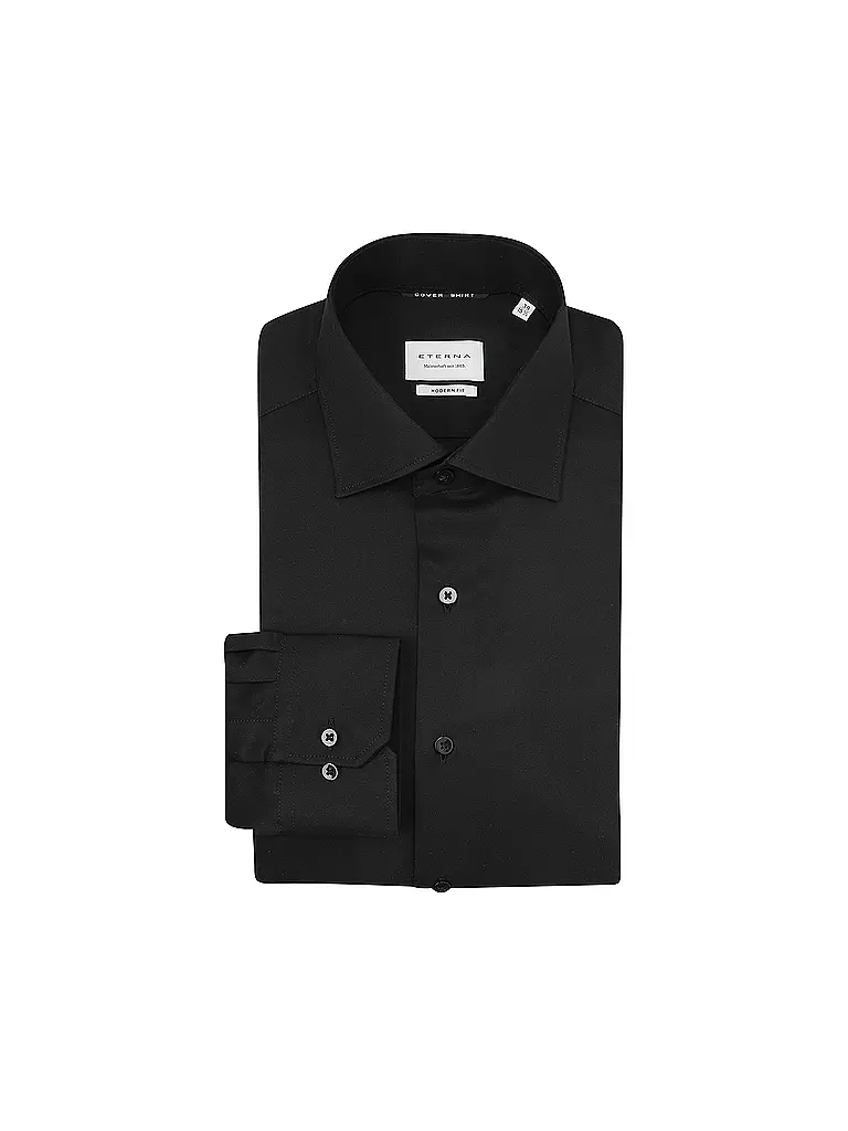 ETERNA | Hemd Modern Fit | Negro