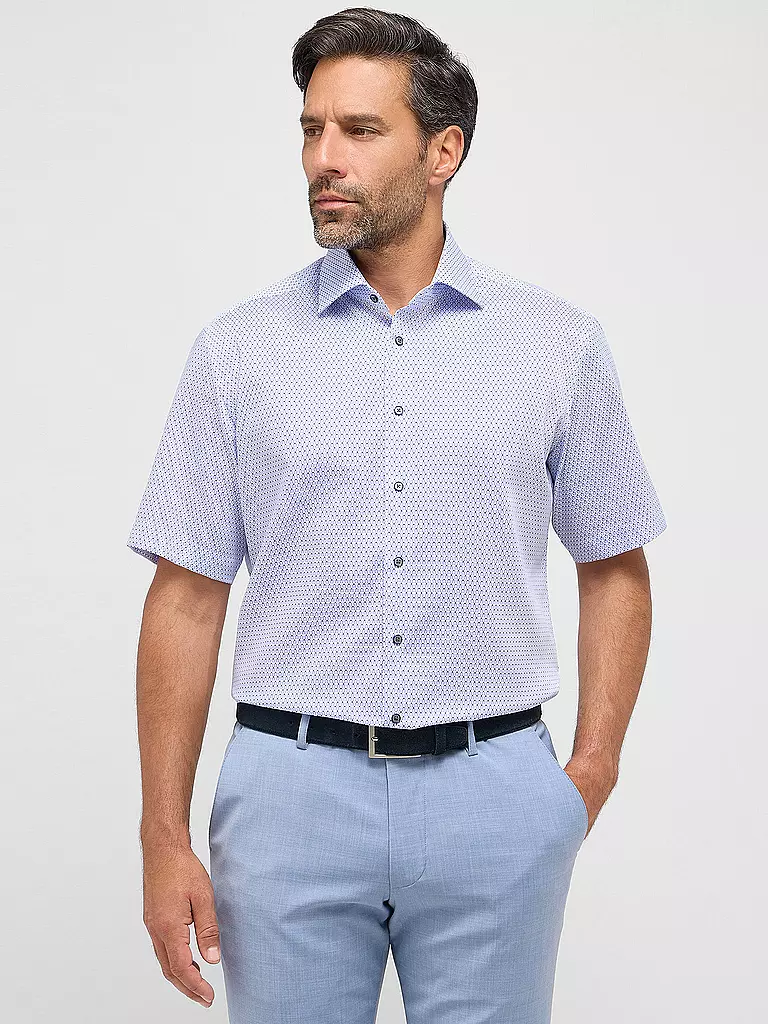 ETERNA | Hemd Modern Fit | Azul