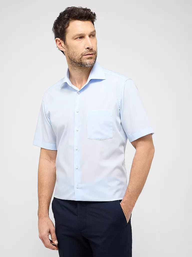 ETERNA | Hemd Modern Fit | Azul claro