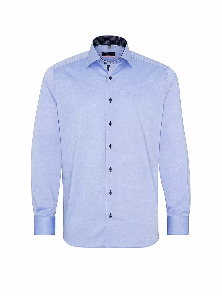 ETERNA | Hemd Modern Fit | Azul