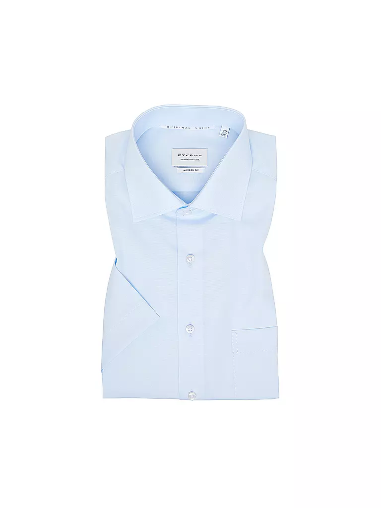 ETERNA | Hemd Modern Fit | Azul claro