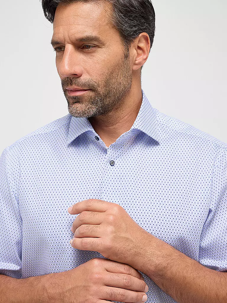 ETERNA | Hemd Modern Fit | Azul