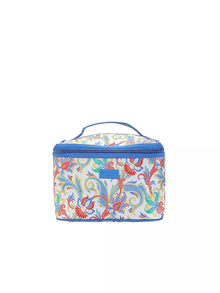 ETRO | Kosmetiktasche - Beauty Case (33 Crema / Azul) | Crema
