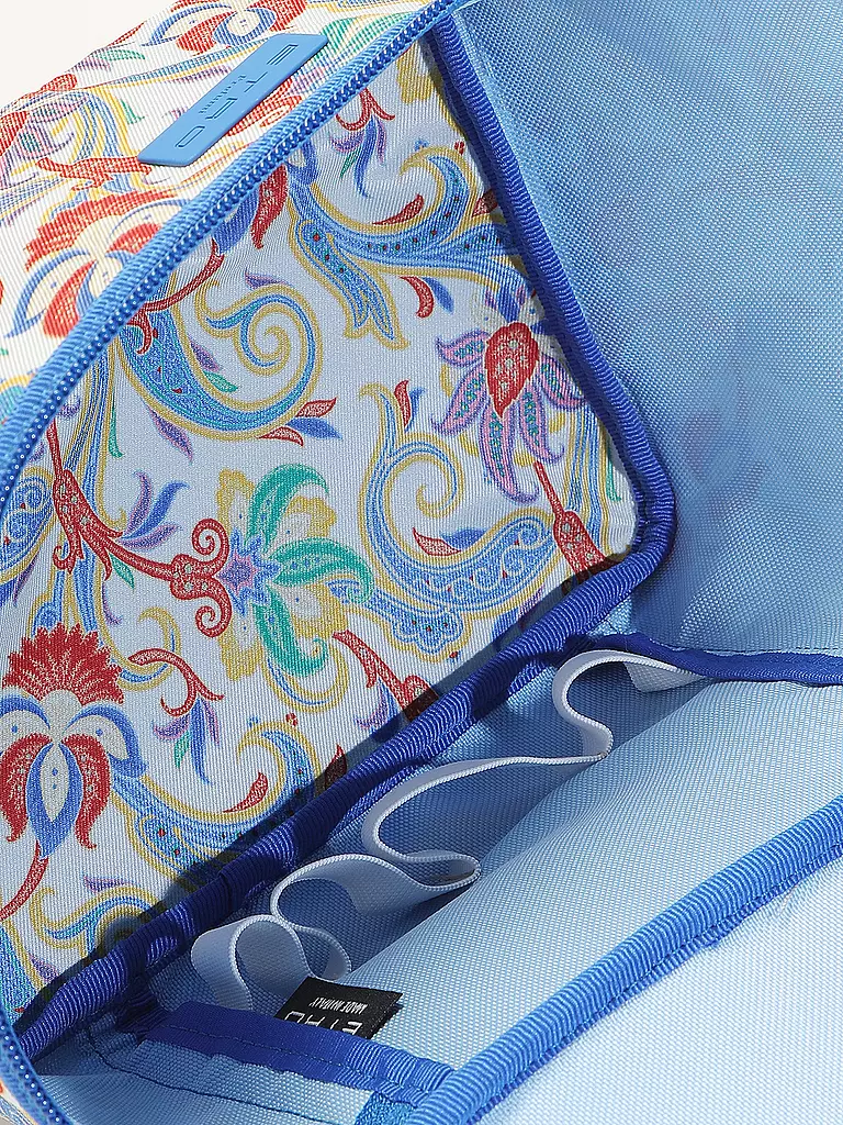 ETRO | Kosmetiktasche - Beauty Case (33 Crema / Azul) | Crema