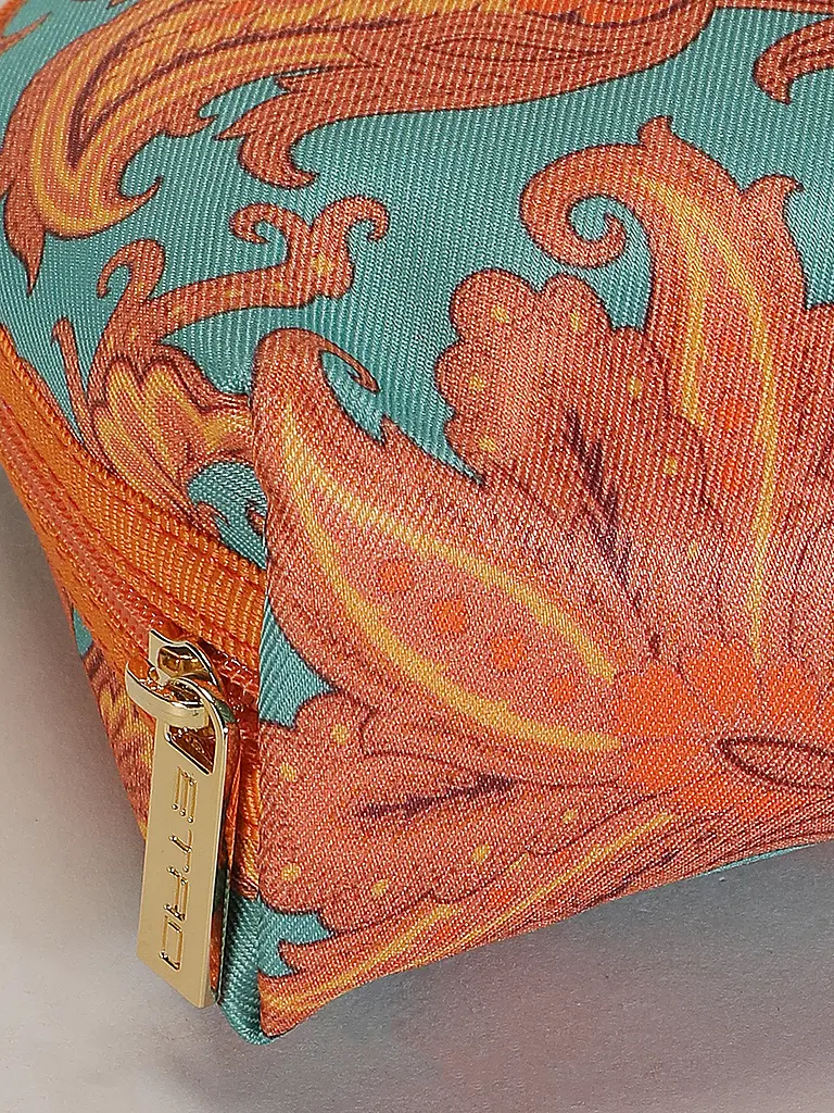 ETRO | Neceser - Estuche de belleza (53 Turquesa / Camel) | 