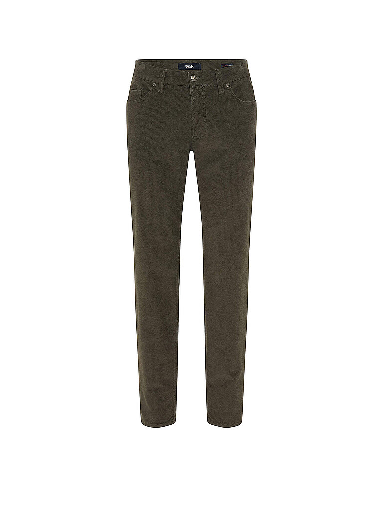 Eurex Pantalón de pana LUKE verde oscuro
