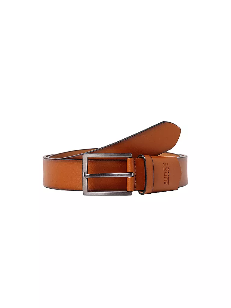 EUREX | Cinturón de cuero | Marrón claro