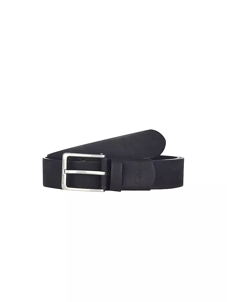EUREX | Cinturón de cuero | Negro
