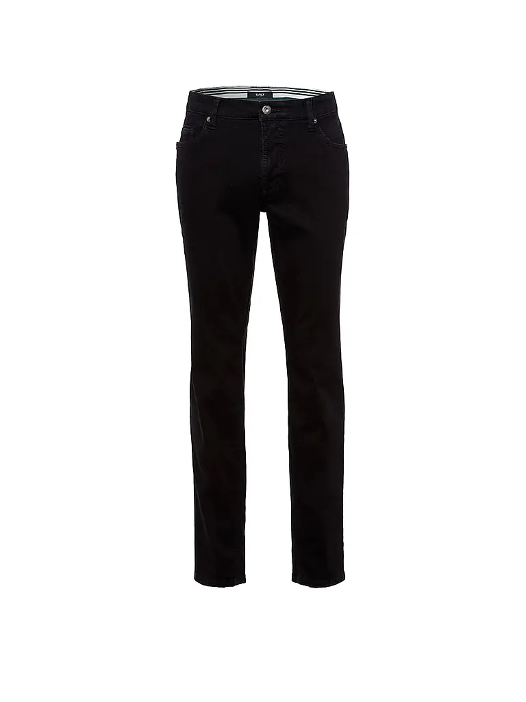 EUREX | Vaqueros Straight Fit LUKE | Negro