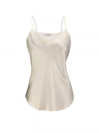 EVA BITZER | Top de seda champán