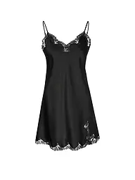 EVA BITZER | Negligé de seda | Negro