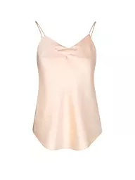 EVA BITZER | Top de seda champán | Rosa