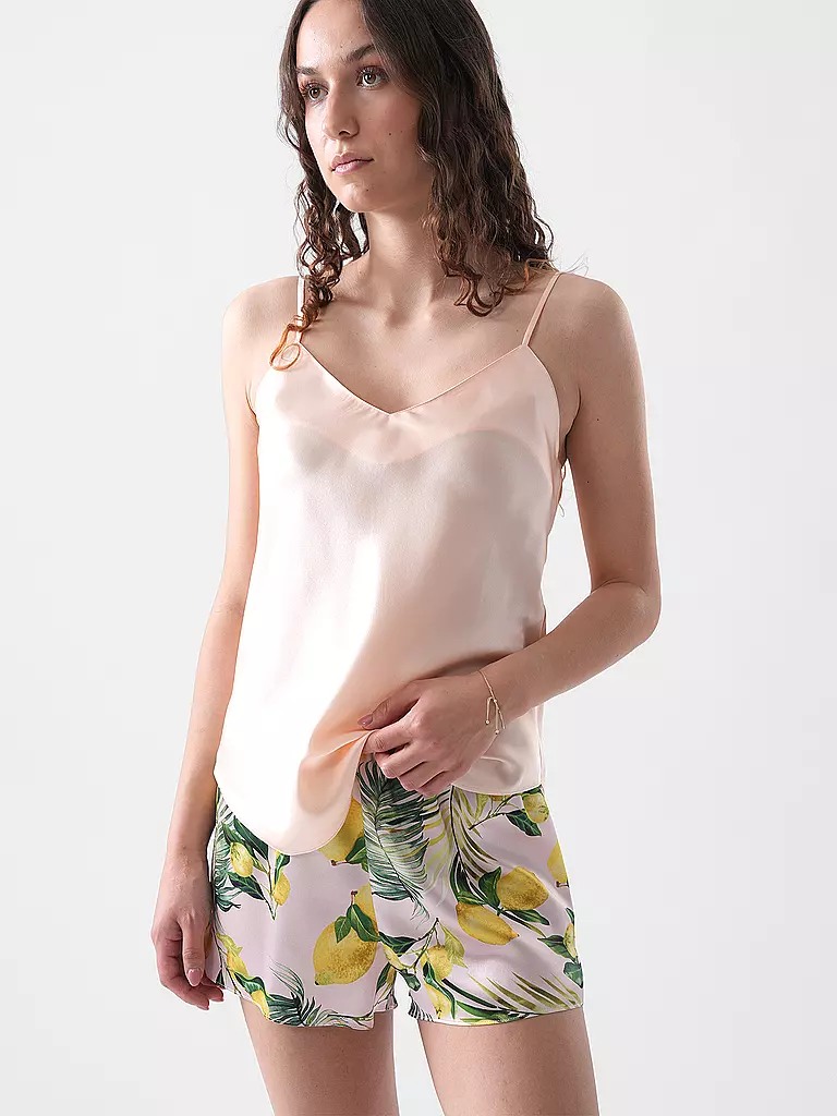 EVA BITZER | Seidentop pearl | Rosa