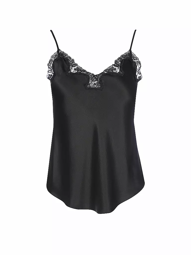 EVA BITZER | Seidentop | Negro