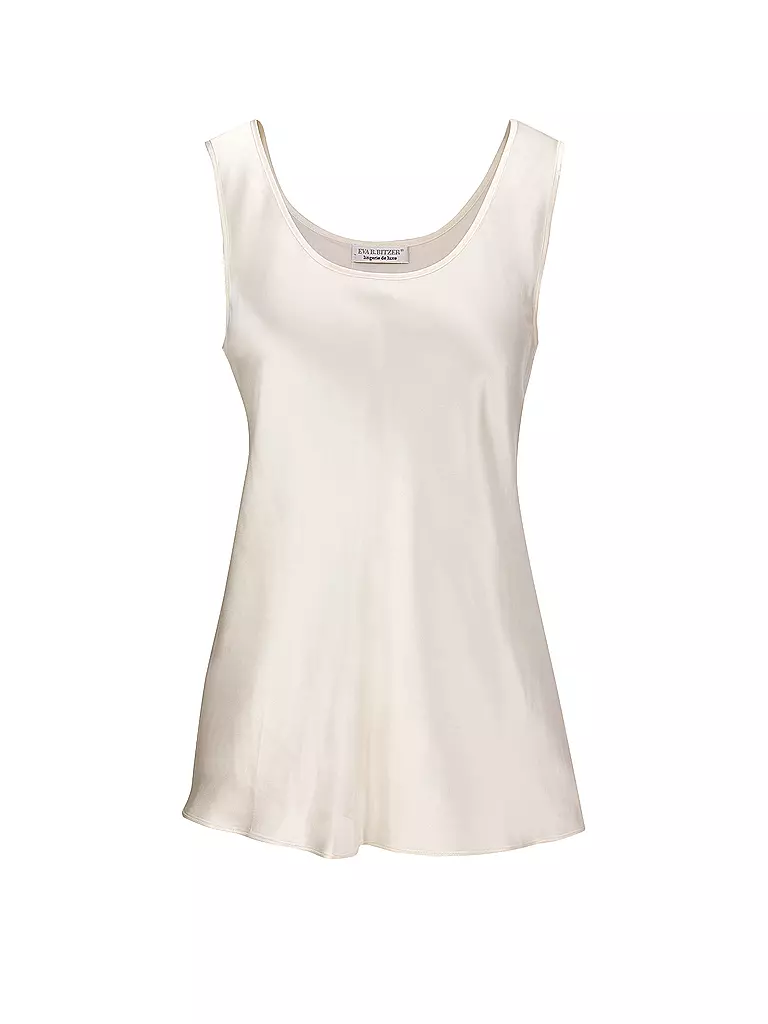 EVA BITZER | Top de seda | Crema