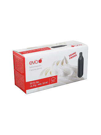 EVA | Cápsulas de nata 50 unidades. Negro