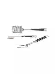 EVERDURE BY HESTON BLUMENTHAL | Juego de utensilios de parrilla Premium, 3 piezas, L, acero/mate | Plata