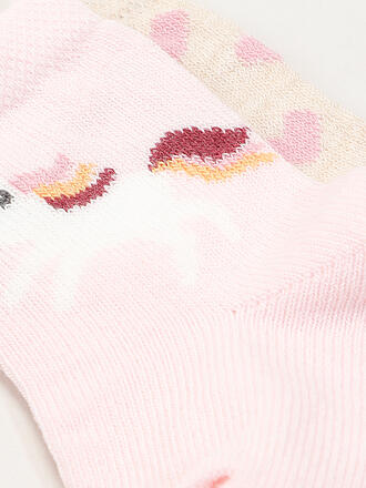 EWERS | Calcetines para niños, paquete de 2, rosa/crema