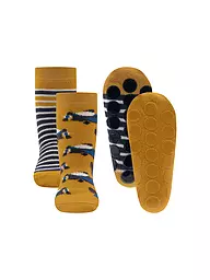 EWERS | Calcetines ABS para niño, paquete de 2 | Amarillo