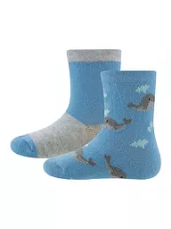 EWERS | Calcetines de bebé, paquete de 2, azul claro | Azul claro