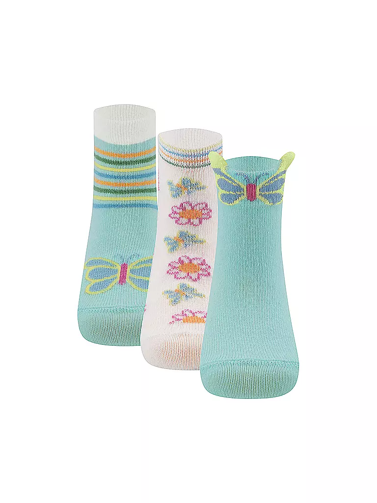EWERS | Calcetines de bebé, paquete de 3, azul claro | Azul claro