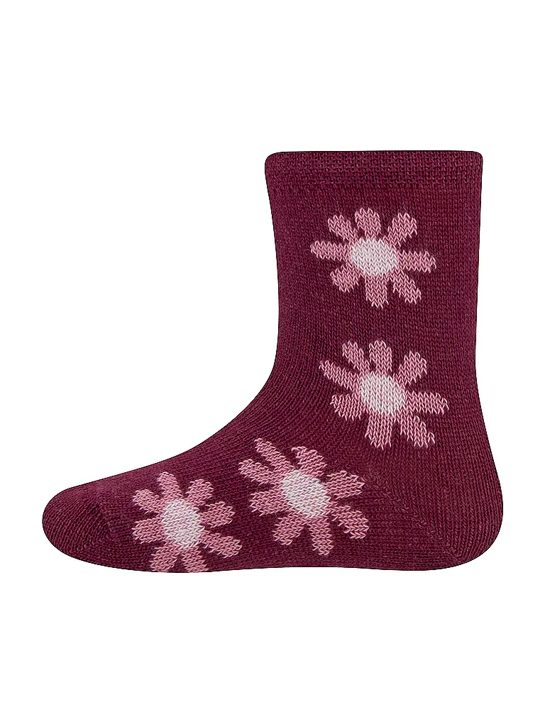 EWERS | Calcetines de bebé, paquete de 3, burdeos | 