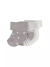 EWERS | Calcetines de bebé, paquete de 3, latte/plata | Crema