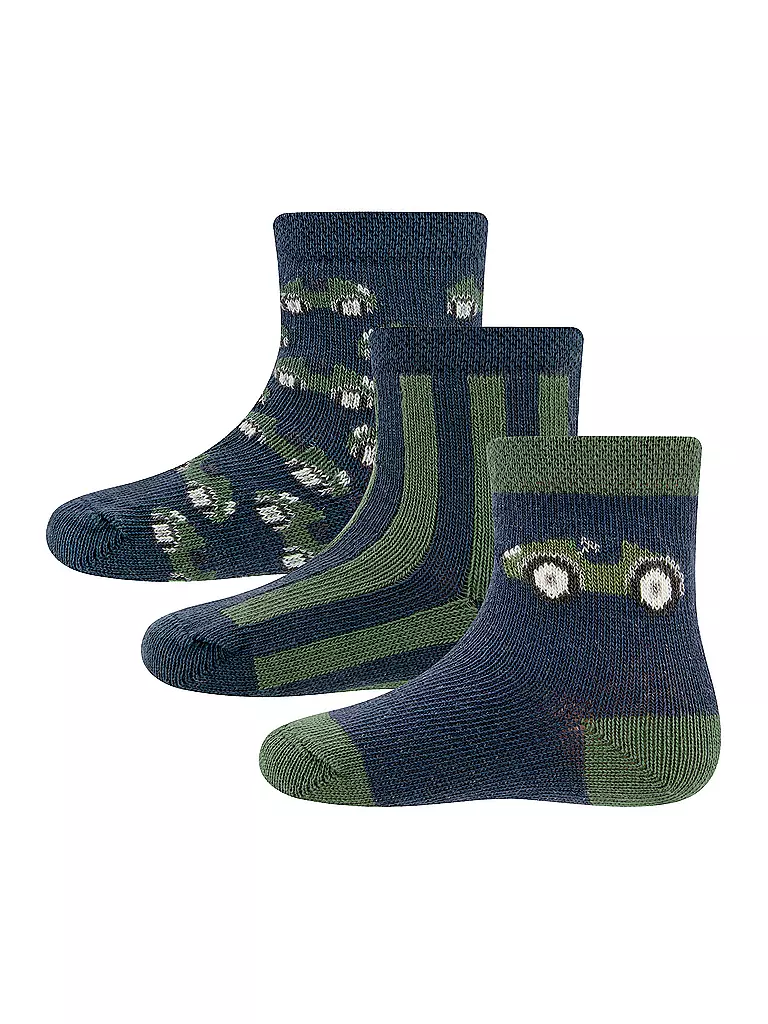 EWERS | Calcetines de bebé, paquete de 3, marino | Azul oscuro