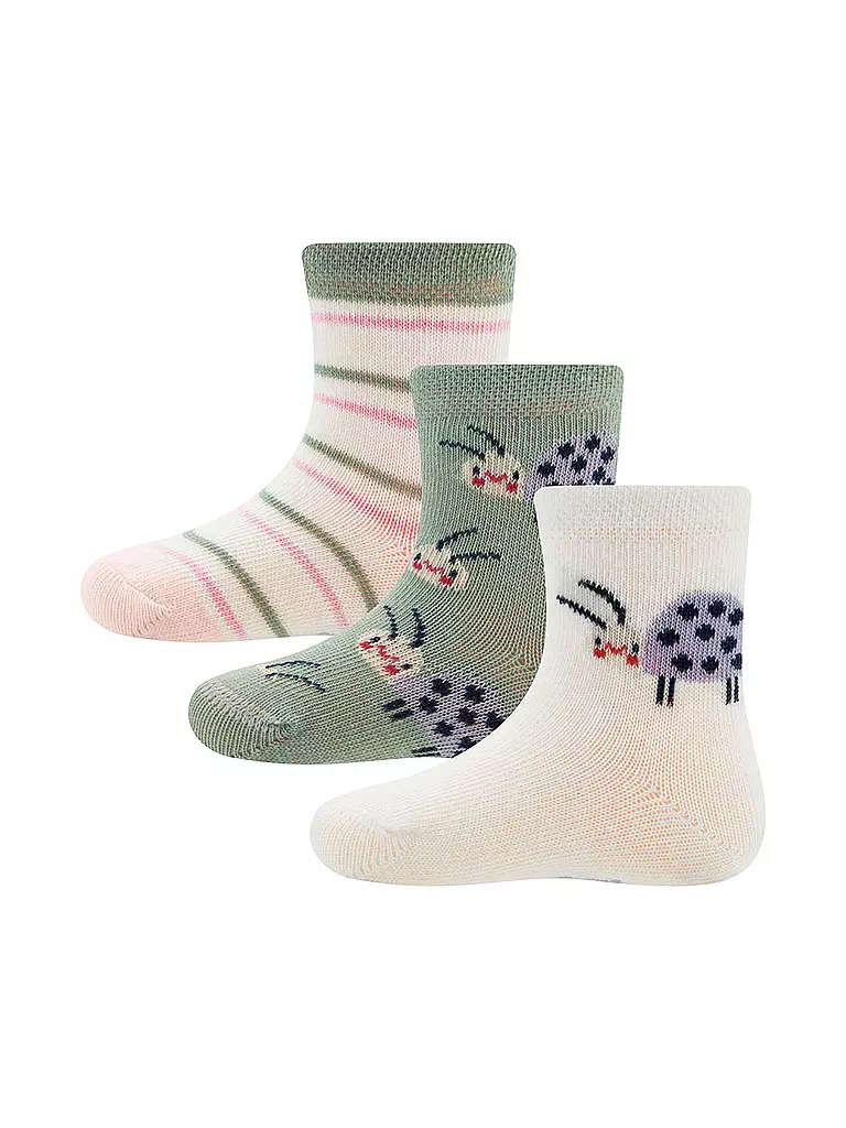 EWERS | Calcetines de niña, paquete de 3 | Verde claro