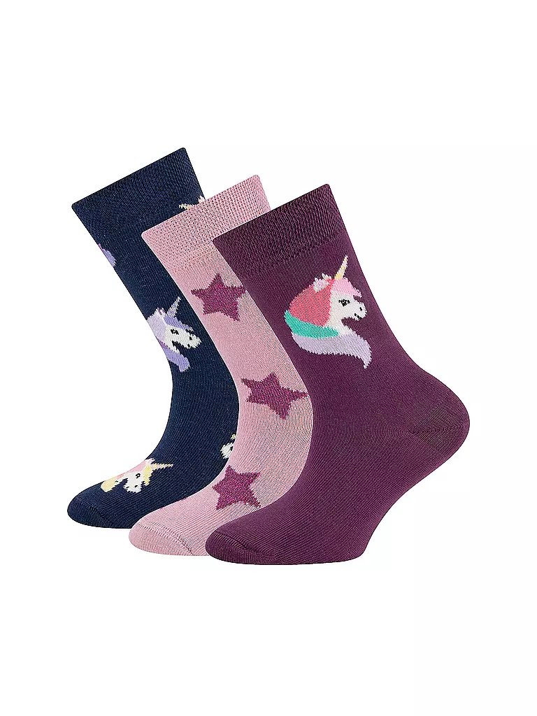 EWERS | Calcetines para niña, paquete de 3, multicolor | Multicolor