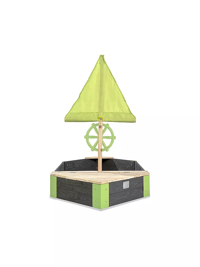 EXIT TOYS | Aksent Arenero de Madera Barco 190x90cm | Sin color