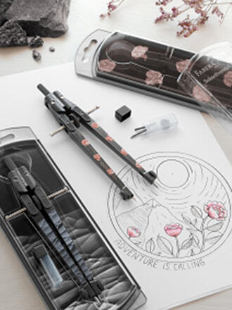 FABER-CASTELL | Compás - Compás de ajuste rápido