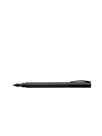 FABER-CASTELL | Pluma estilográfica Ambition All Black, grosor de trazo B, negro