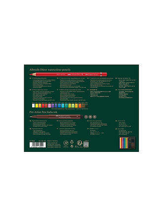 FABER-CASTELL | Set de lápices de colores de 21 piezas PITT ARTIST PEN