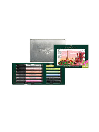 FABER-CASTELL | Set de rotuladores de tinta china de 12 unidades Pitt Artist Pen