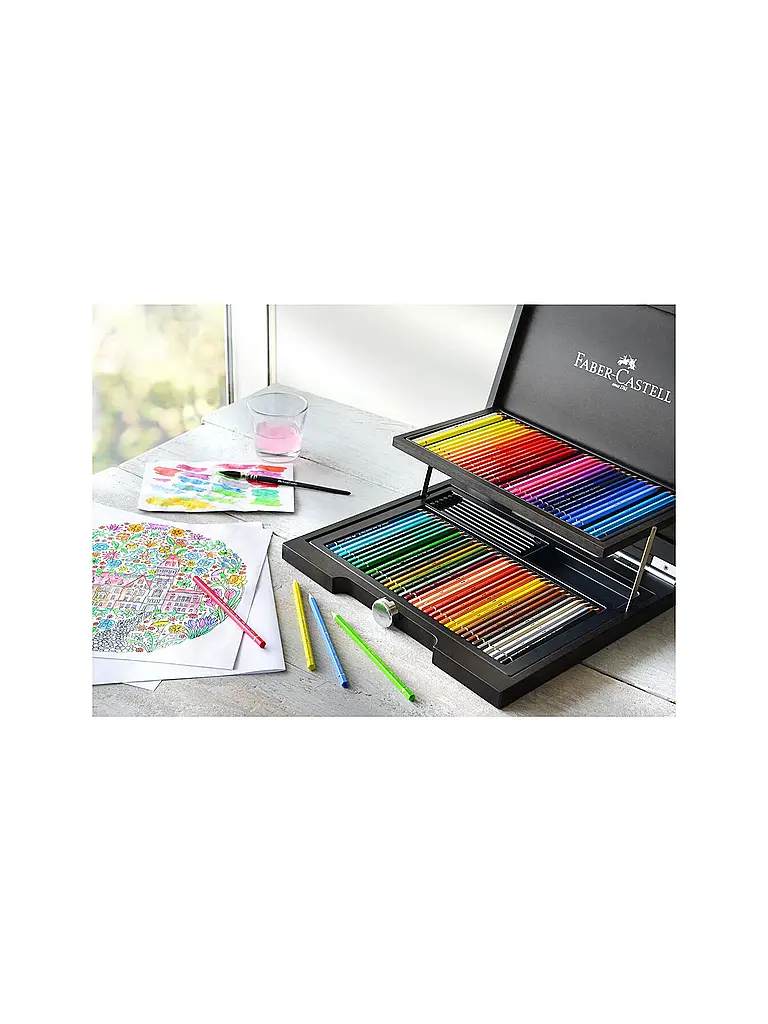 FABER-CASTELL | Albrecht Dürer Lápiz Acuarelable Estuche de Madera de 72 | 