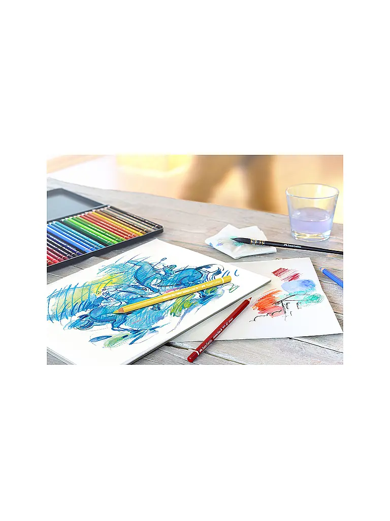 FABER-CASTELL | Albrecht Dürer Lápiz Acuarelable Estuche Metálico de 36 | 