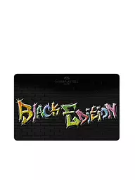 FABER-CASTELL | Black Edition Buntstifte 36er Metalletui | Negro