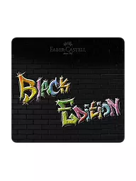 FABER-CASTELL | Black Edition Lápices de colores, 24 unidades, estuche metálico | Sin color