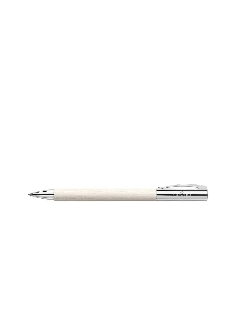 FABER-CASTELL | Bolígrafo Ambition de resina preciosa | Blanco