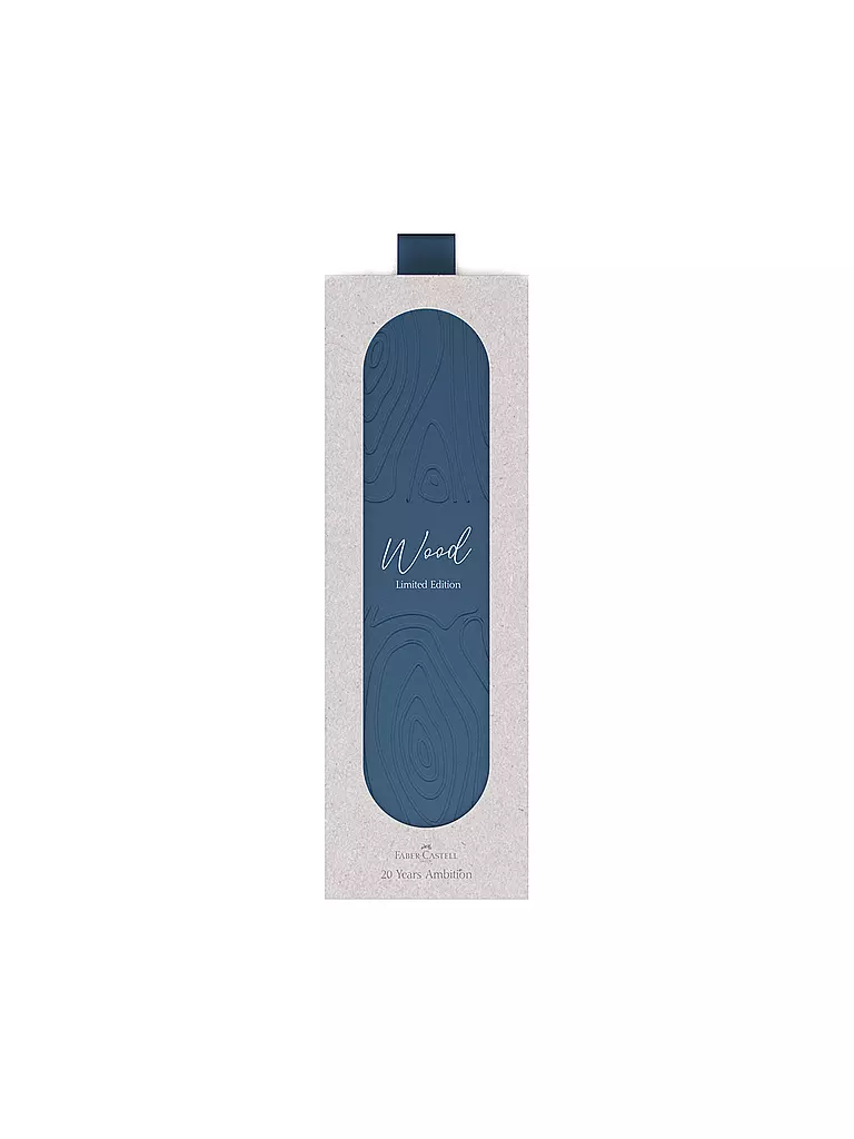 FABER-CASTELL | Bolígrafo giratorio AMBITION BLUE WOOD | Azul