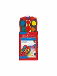 FABER-CASTELL | Connector Estuche de acuarelas, rojo, 12 colores | Sin color