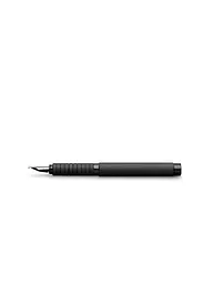 FABER-CASTELL | Essentio Aluminium Pluma Estilográfica Ancho de Trazo B, Negro | Negro