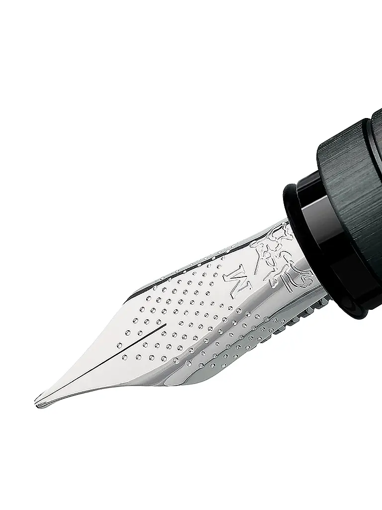 FABER-CASTELL | Essentio Aluminium Pluma Estilográfica Ancho de Trazo B, Negro | 