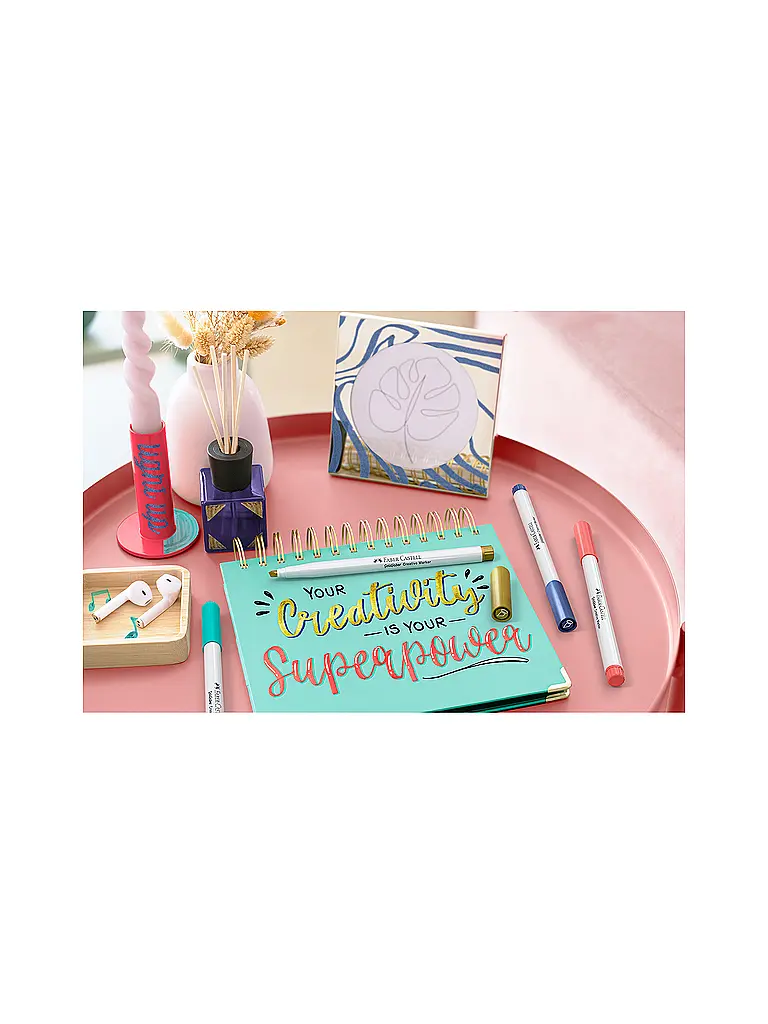 FABER-CASTELL | Gofa Rotuladores creativos, estuche de 6, Calli | 