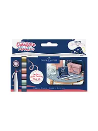 FABER-CASTELL | Gofa Rotuladores creativos, estuche de 6 unidades, Celebr. | Multicolor