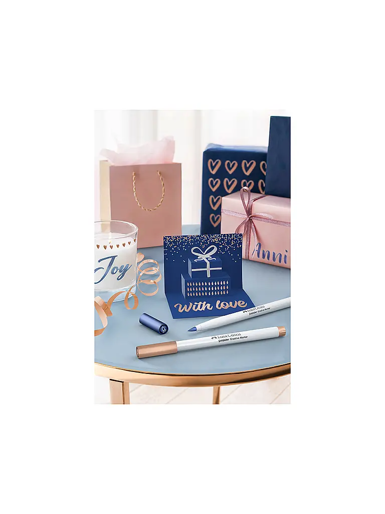 FABER-CASTELL | Gofa Rotuladores creativos, estuche de 6 unidades, Celebr. | 