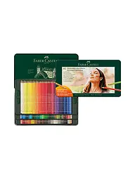 FABER-CASTELL | Lápices de colores 102 piezas. Polychromos Estuche metálico | Verde oscuro